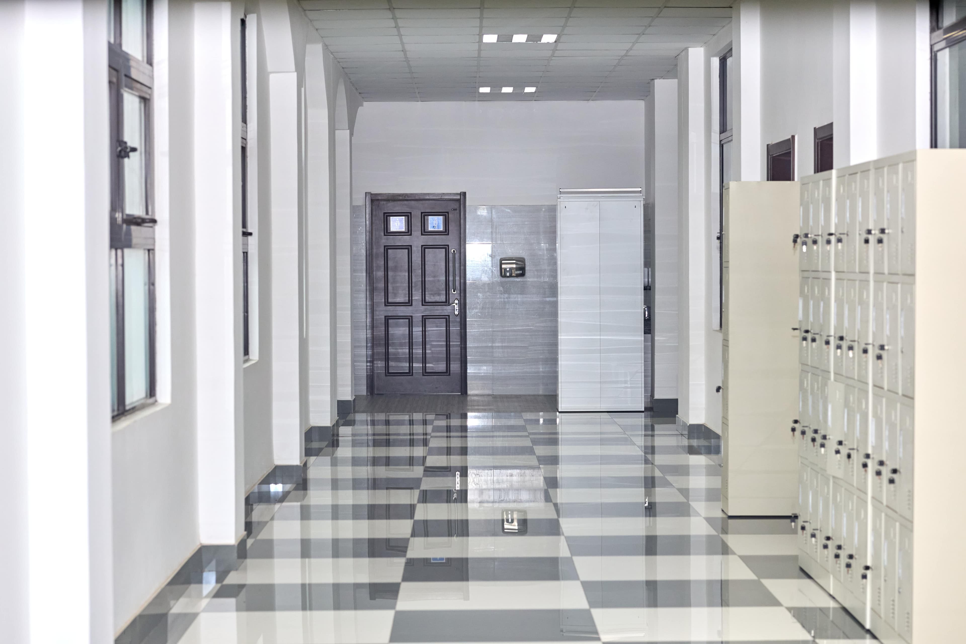 Students in an art class