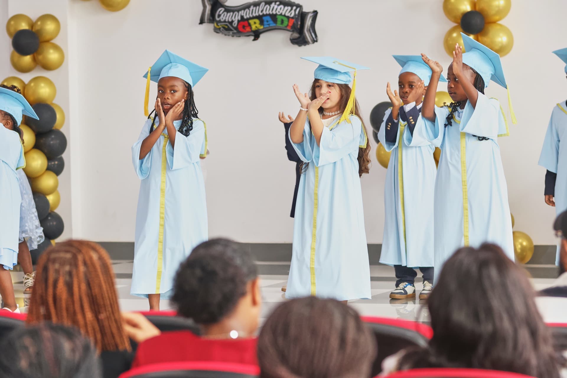 A group of graduating students